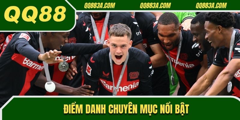 Điểm danh chuyên mục nổi bật được trang web triển khai